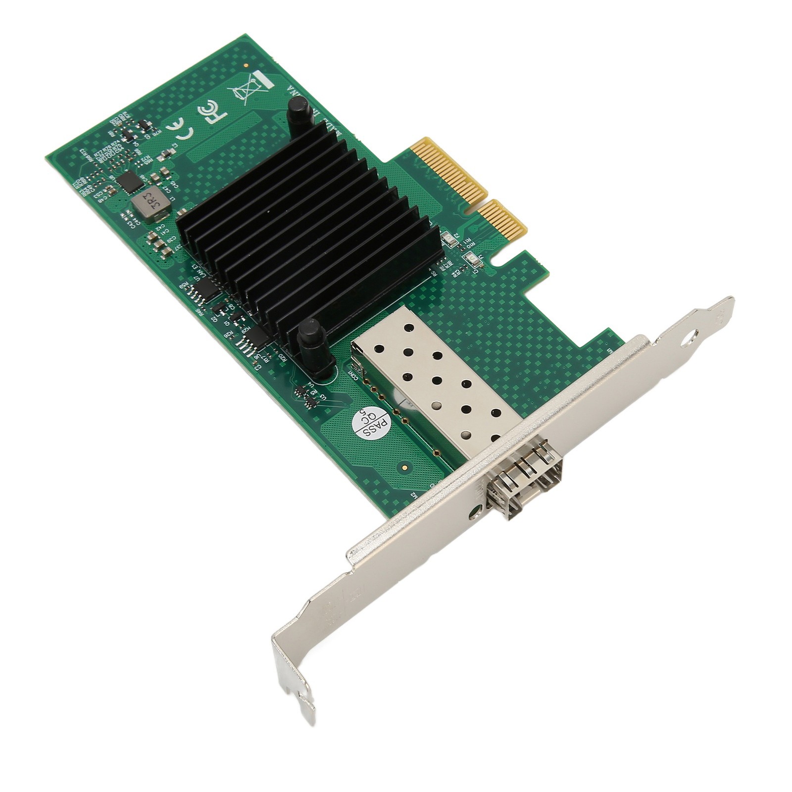 PCIe Network Card 10000Mbps PCI Express X4 5.0GT/s SFP LC Optical Fiber Gigabit