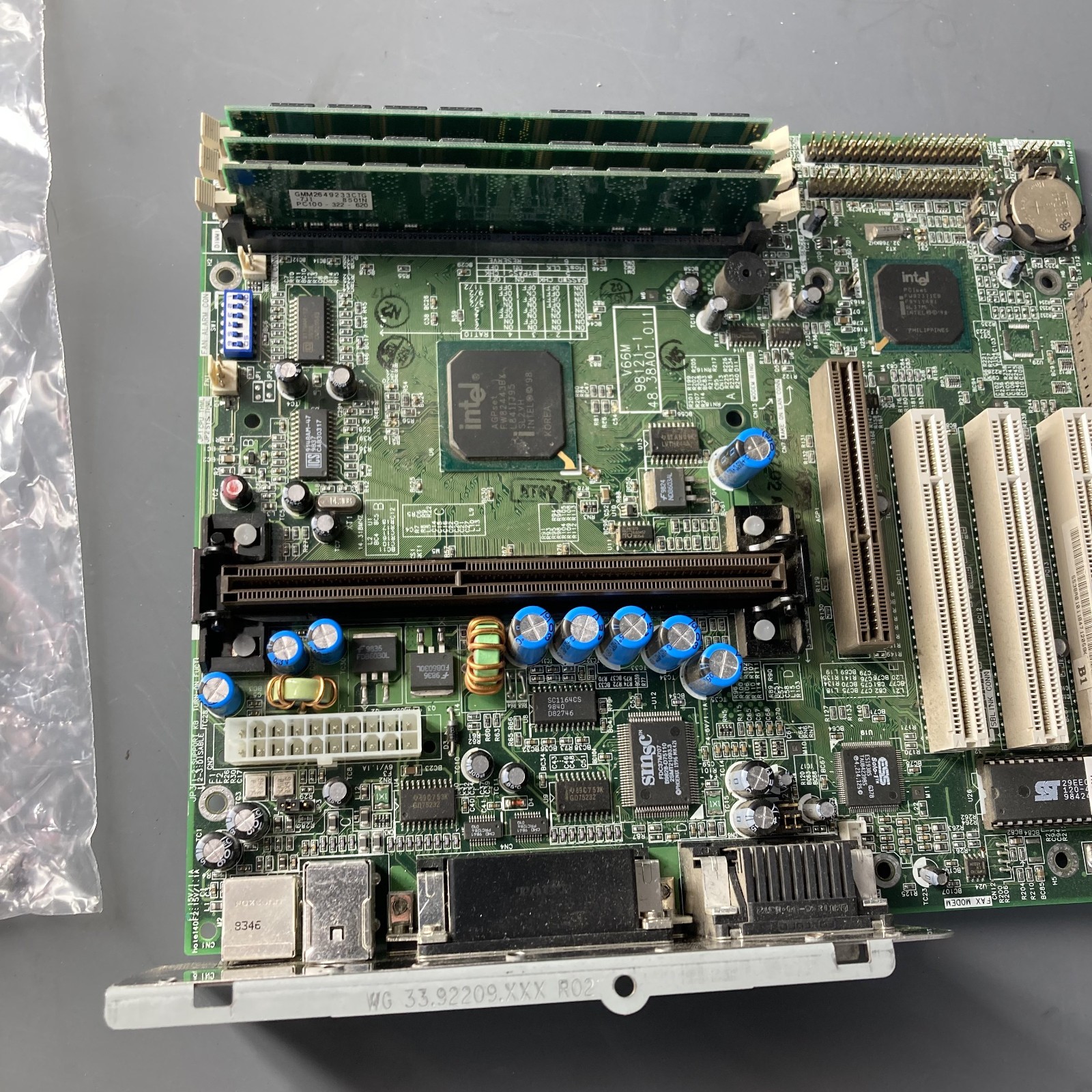IBM Aptiva 2170 Motherboard 36L9059 320MB RAM Intel Pentium 3 Processor 450 MHz