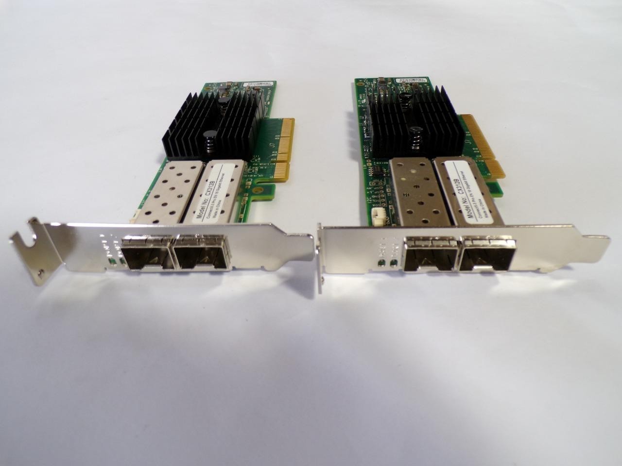 *Lot of 2* Silicom PE210G2SPI9A-XR Dual-port 10Gb Ethernet Server Adapter
