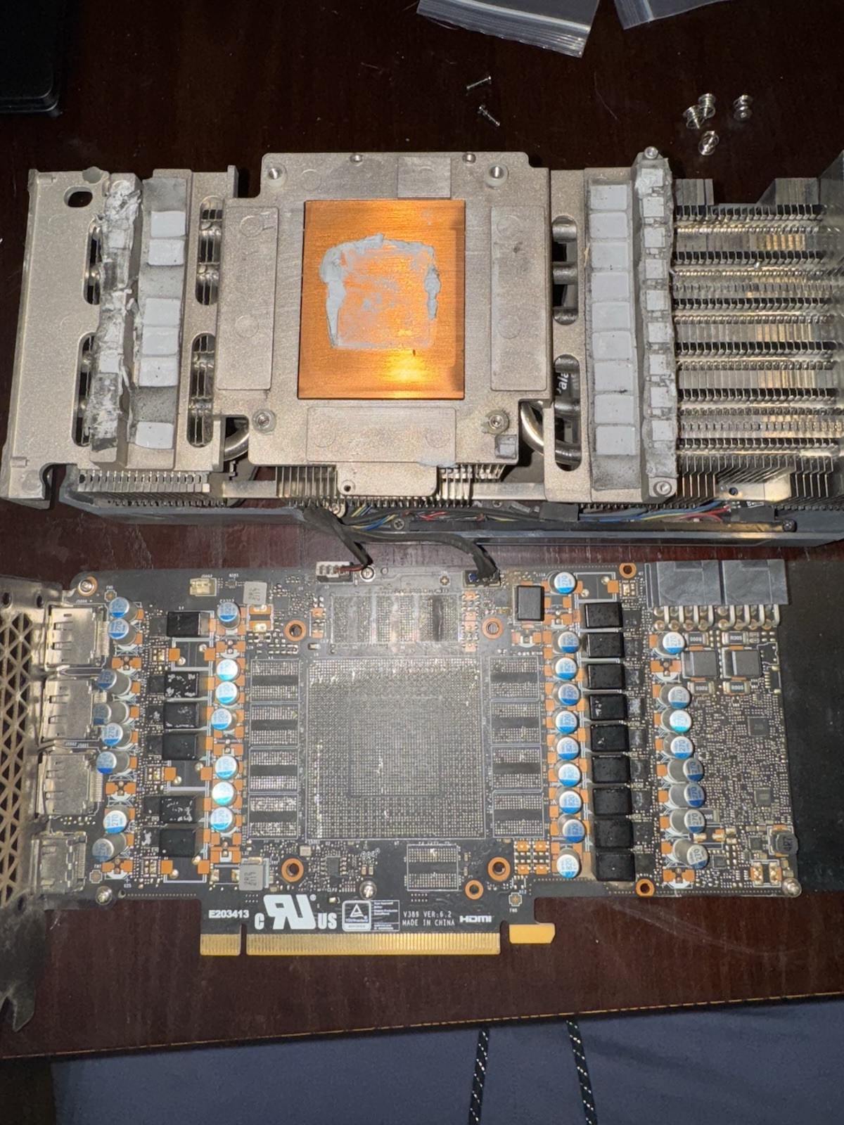 (FOR PARTS) PNY GeForce RTX 3080 10GB XLR8 GPU No Core & VRAM **AS IS**