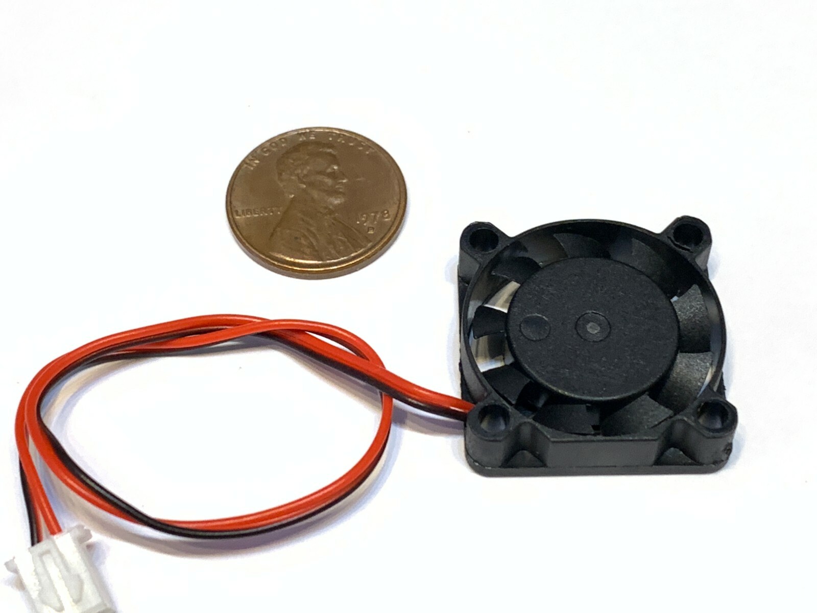 4 Pieces 5v Fan mini 25mm x 7mm 2pin 2507 dc mini micro brushless cooling A30