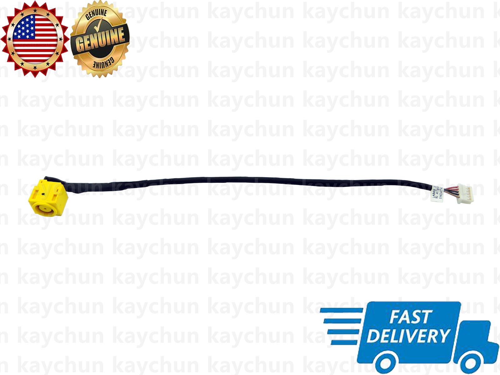 Original DC power jack plug in cable for LENOVO ThinkPad Edge 15 45M2863