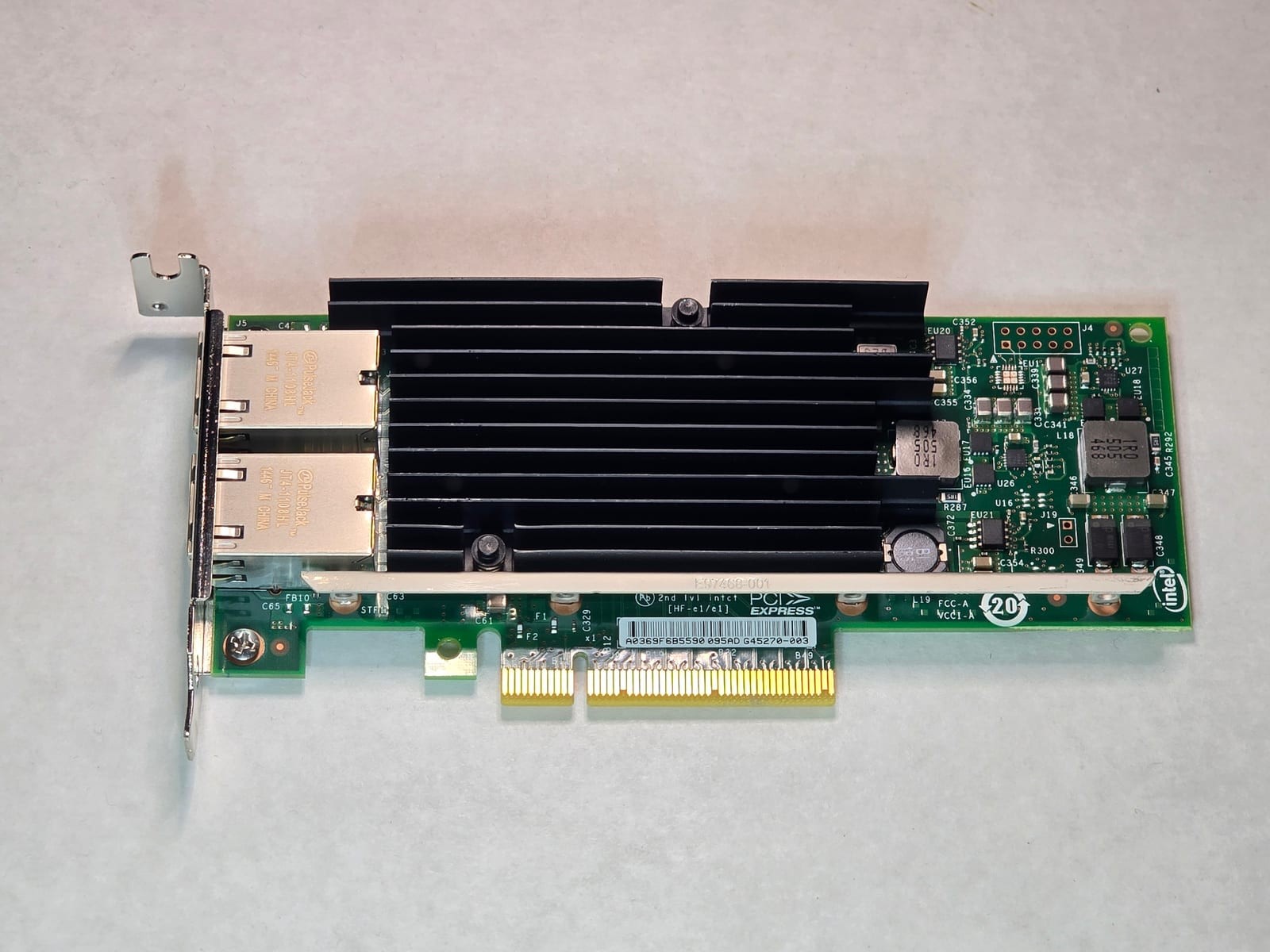 Intel Ethernet Converged Network Adapter X540-T2 2x 10 GbE RJ45 PCIe 3.0 x8 Netw