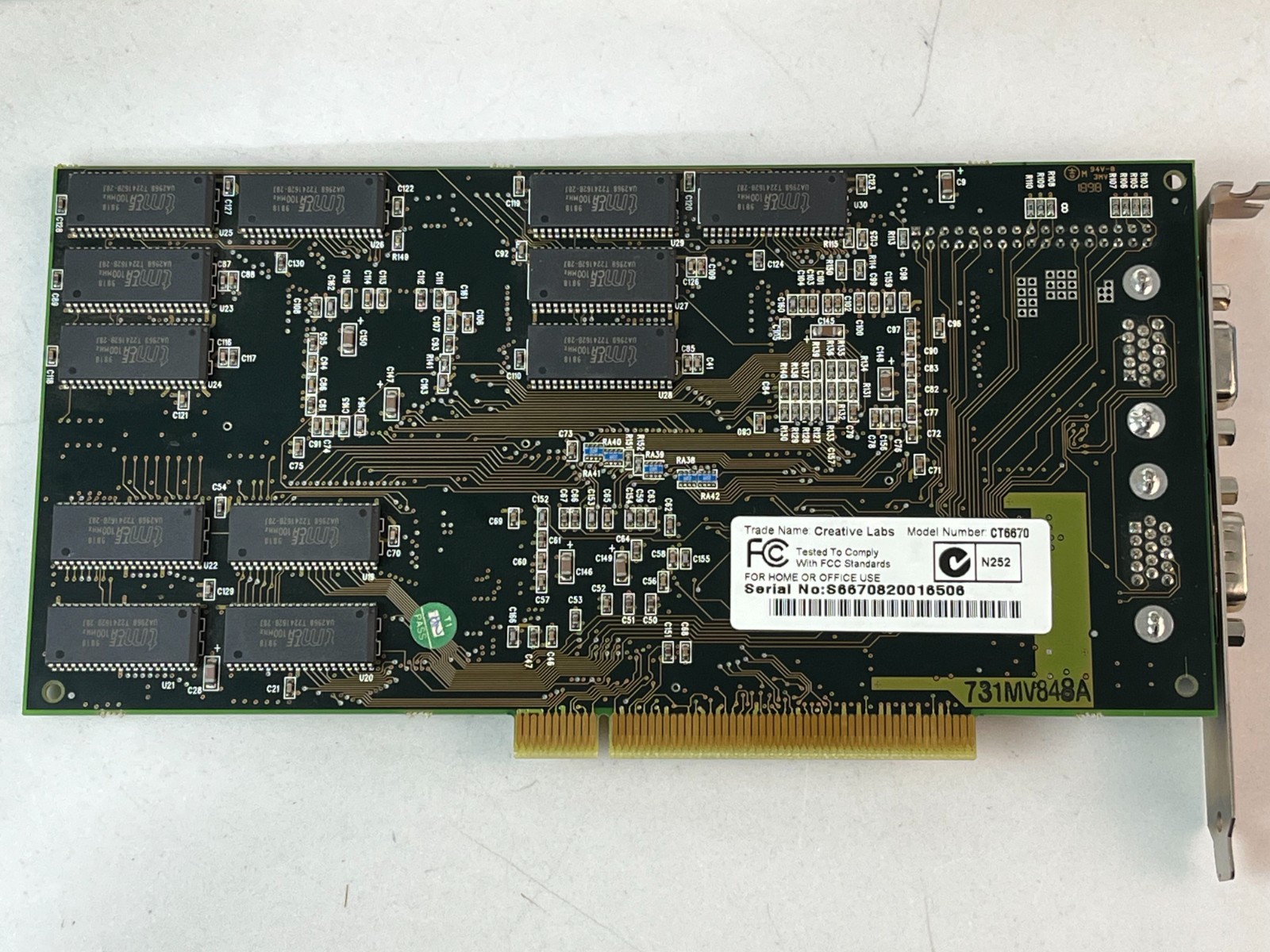 Creative Voodoo 2 3D Blaster 12MB PCI New
