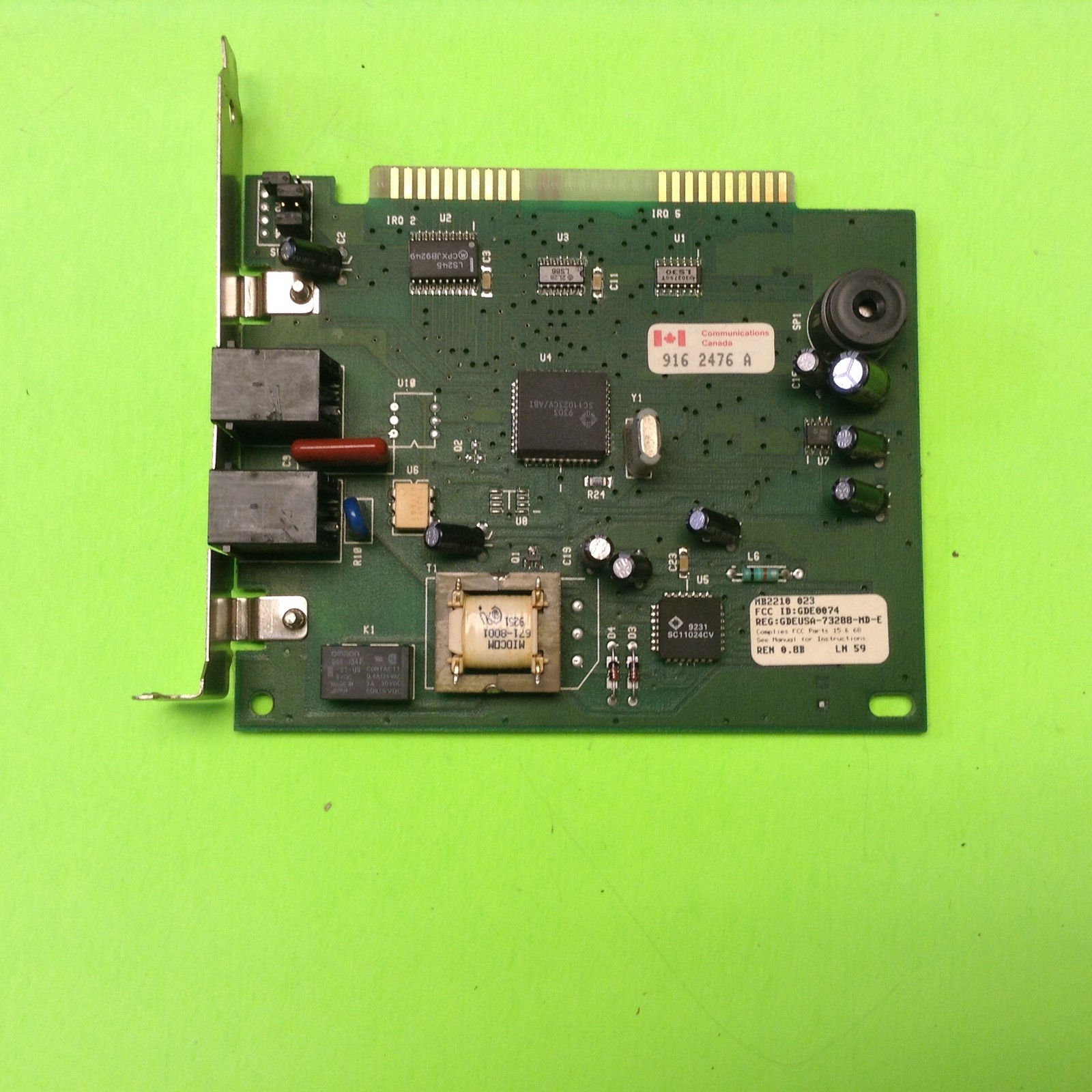 Tandy Desktop Computer Input Board GDE0074 GDEUSA-73288-MD-E MB2210