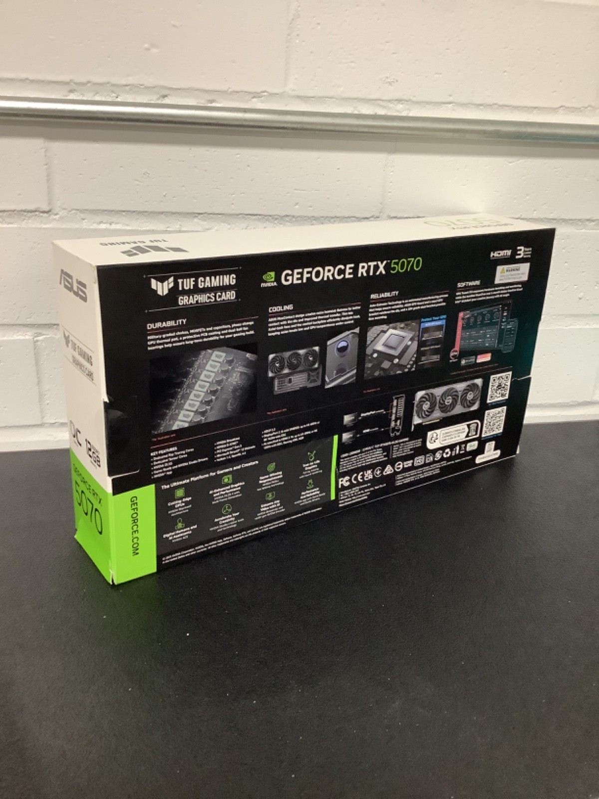 ASUS TUF Gaming GeForce RTX 5070 OC 12GB GDDR7 Graphics Card