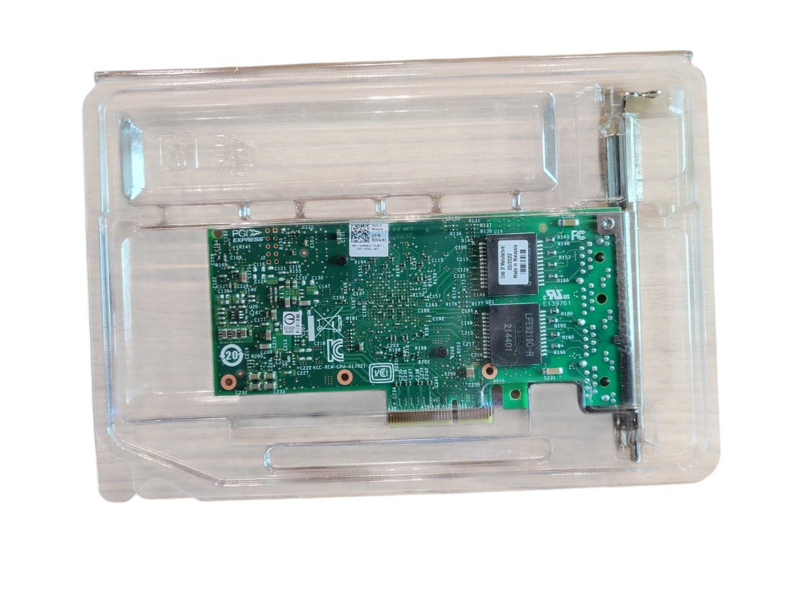 Dell Intel I350-T4 Quad-Port Gigabit Ethernet PCIe Server Adapter 00NWK2 0NWK2