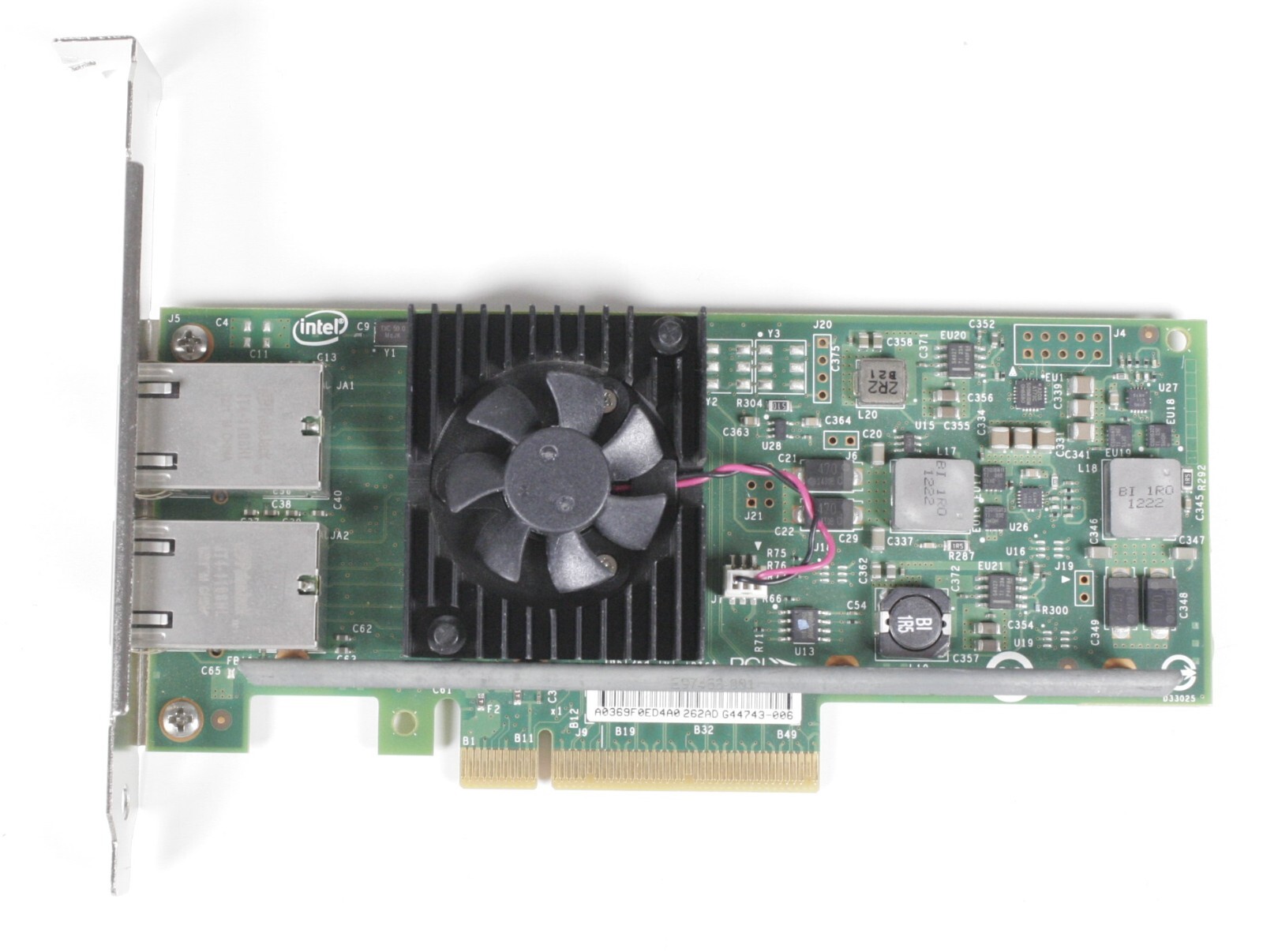 DELL INTEL X540-T2 Dual Port 10Gbase-T RJ45 PCIe Network Card K7H46 Full Height
