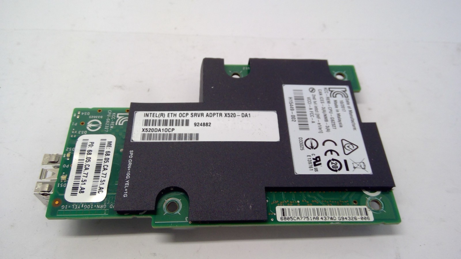 Intel H15449-002 X520-DA1 10GbE Single Port Server Adapter X520DA10CP OCP