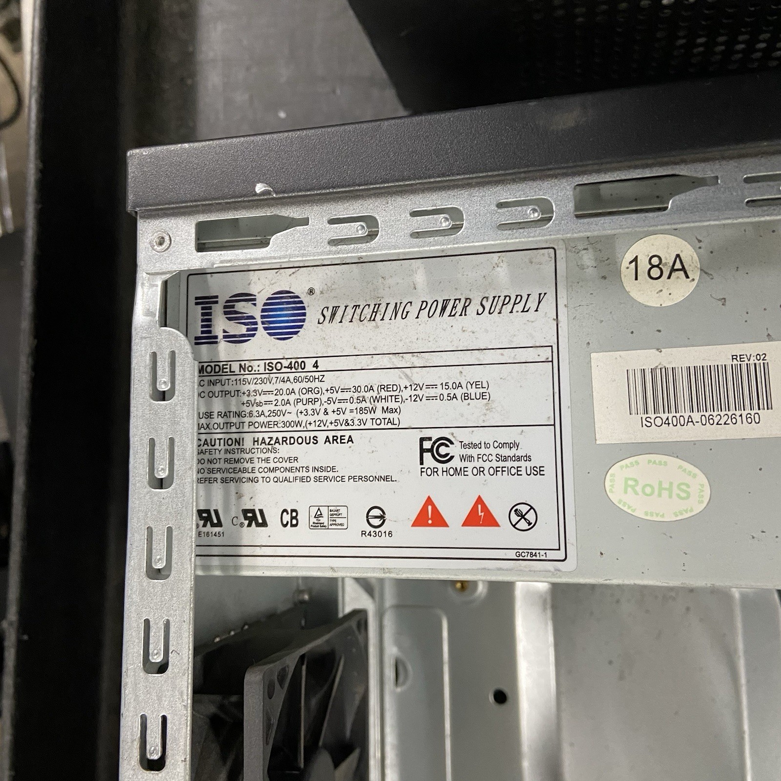 FoxConn TS001-V-D350A Mini Tower Bare Bones Case No PSU