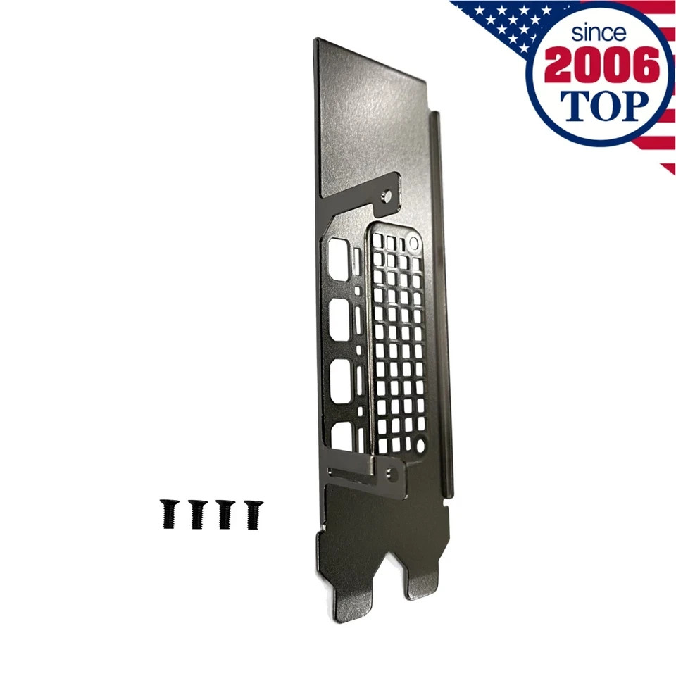 New Long Full Height Bracket for Nvidia Quadro RTX A2000 A4000 w/ Screws
