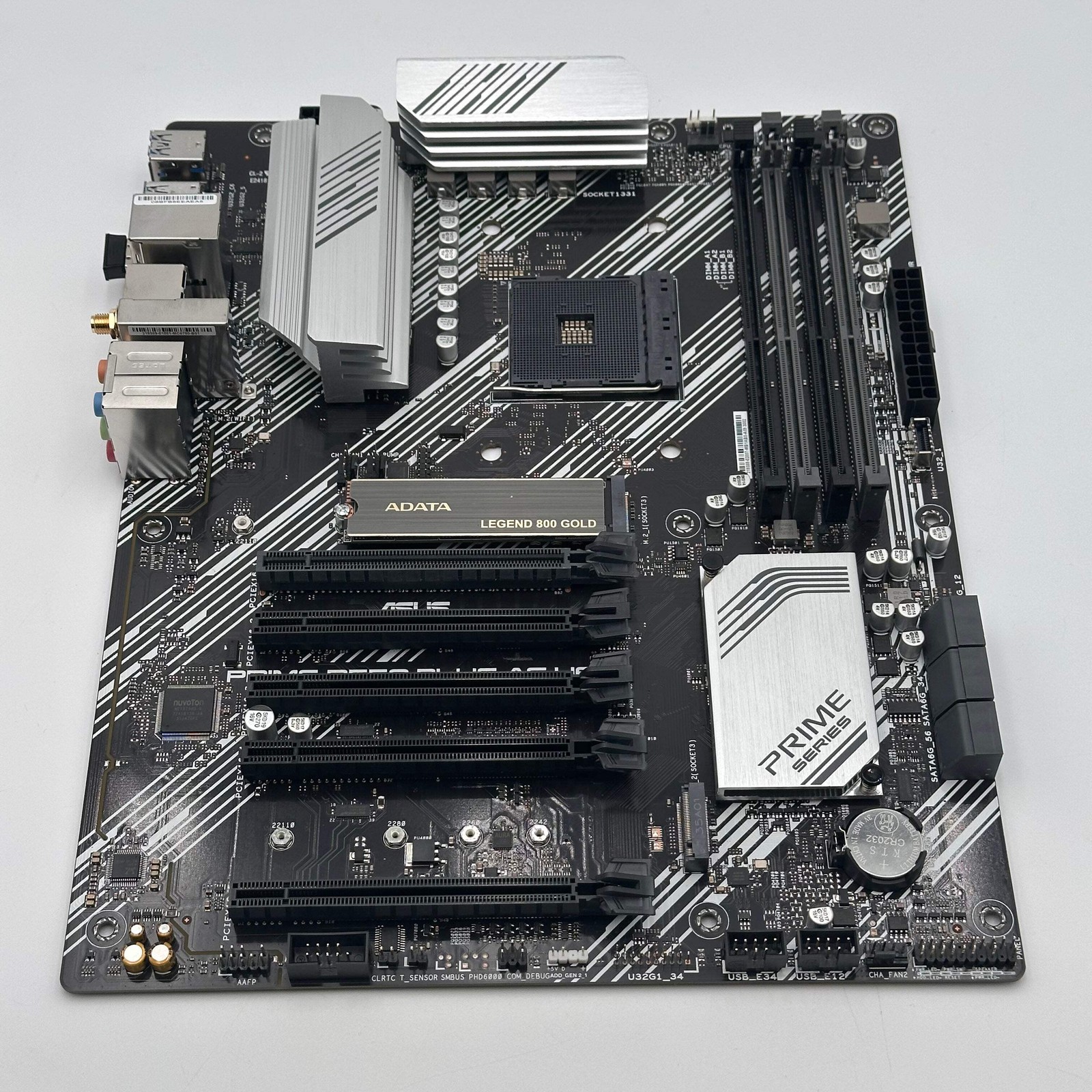 ASUS Prime B550-Plus AC-HES Motherboard with Adata Legend 800 Gold 500GB SSD