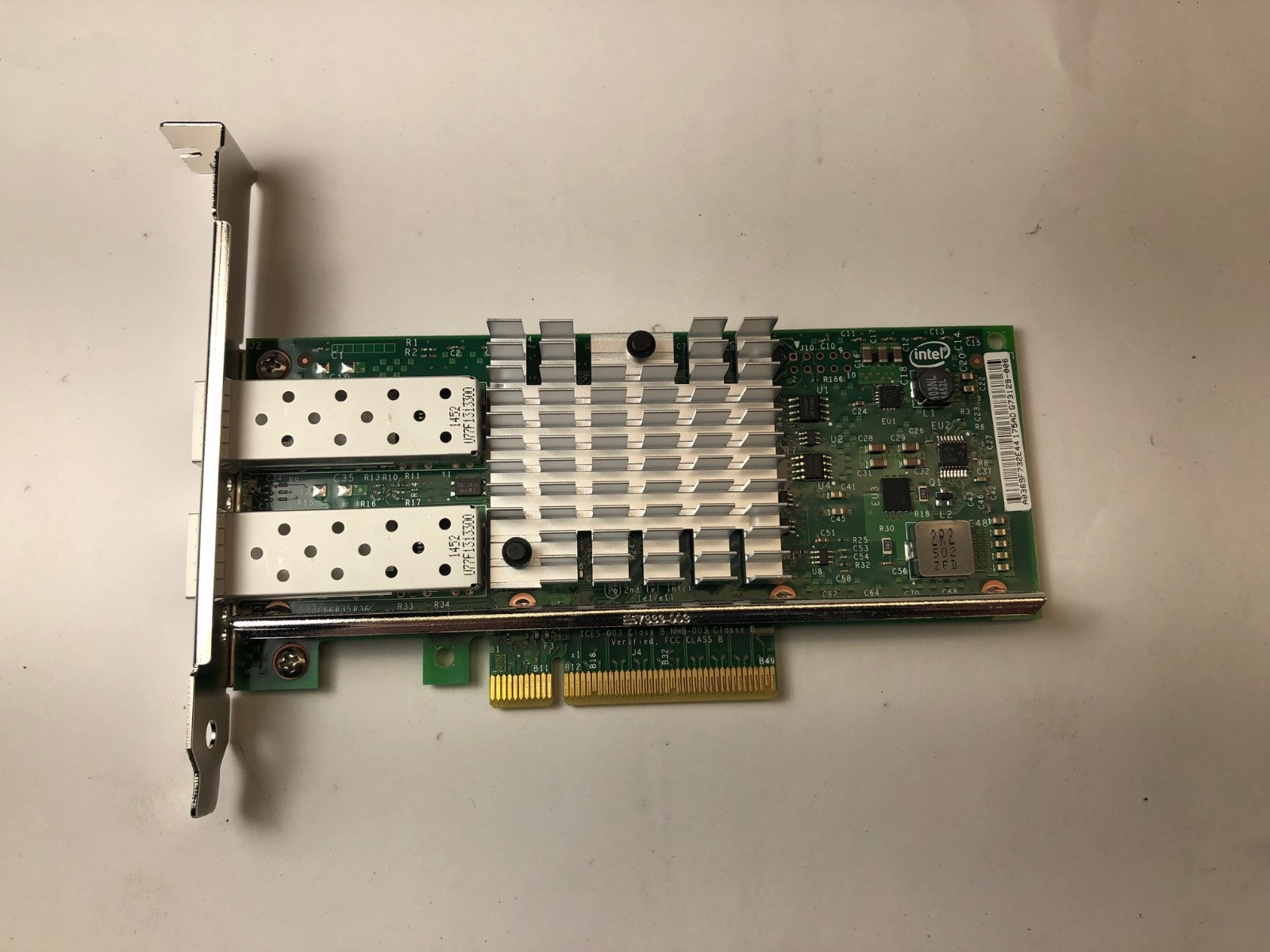 Lot of 4 Dell Intel X520-DA2 Dual Port 10GB PCI-E Network Adapter 0XYT17