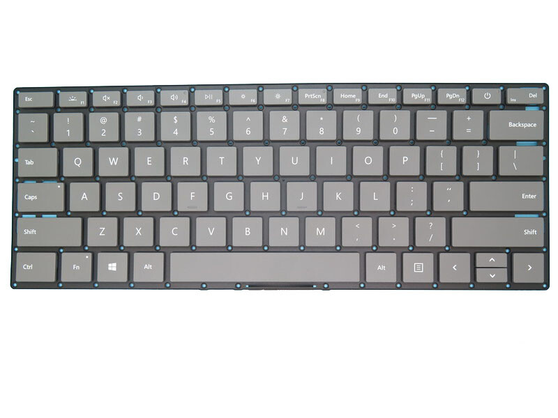 Laptop Keyboard For Microsoft surface Laptop 5 15” 1958 1959 United States Gray