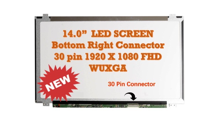14″ IPS Matte 1920*1080 LCD Screen Compatible Lenovo 04X5255 00HN821 00HN874