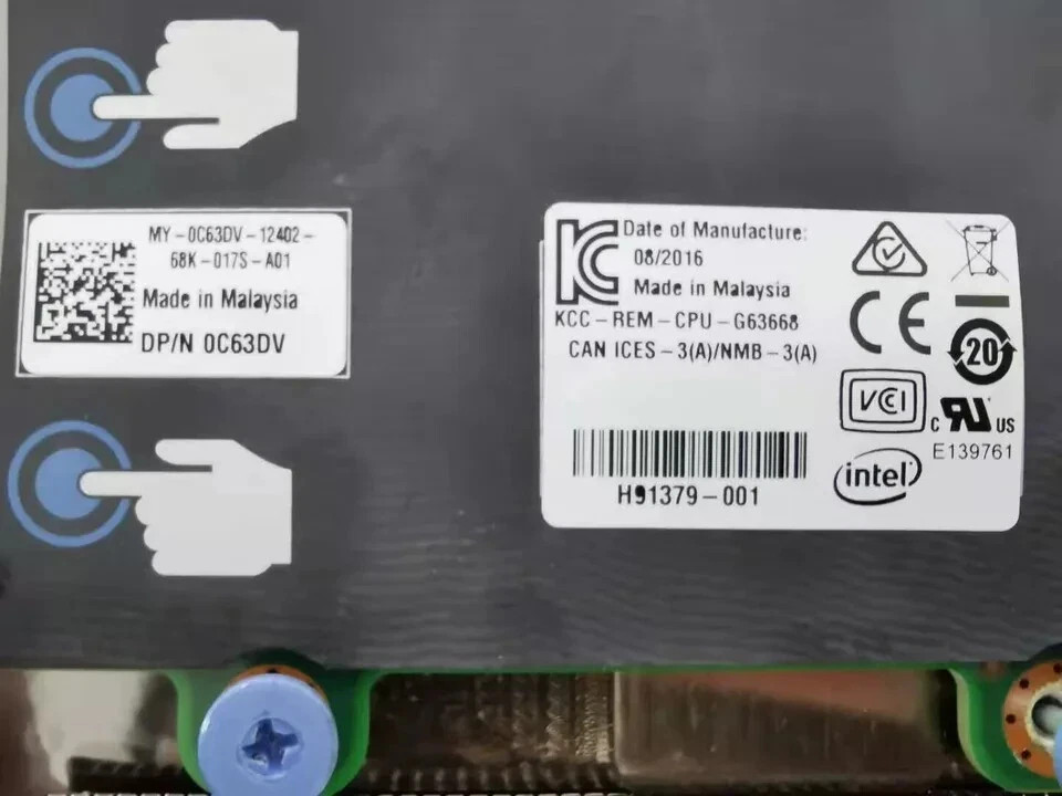 Dell C63DV Intel X520/+I350 10GB DA/SFP+ 1GB Dual Port Ethernet Card R720 R620