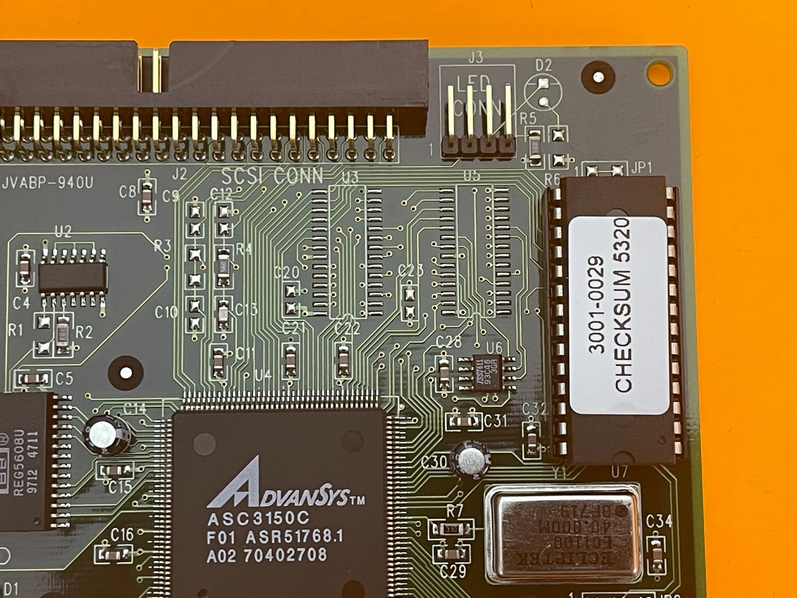 IOMEGA ABP960U PCI JAZ JET ULTRA SCSI CARD PREOWNED VINTAGE SEE DESCRIPTION***