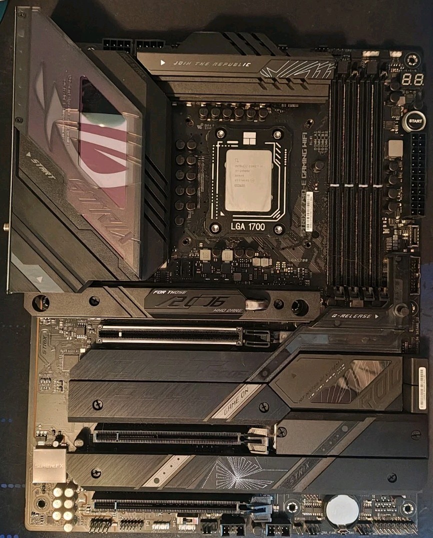 Intel I9-14900k and ASUS ROG Strix Z790-E Gaming WiFi CPU Motherboard Combo