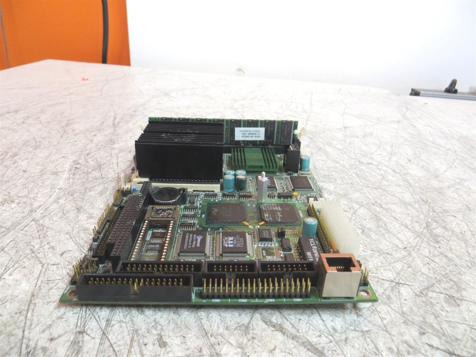 No Post Aaeron PCM-6890 EBX Motherboard Intel Celeron 128MB See Description