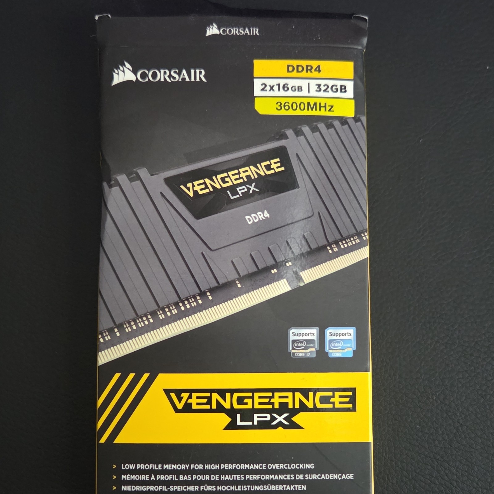 Corsair Vengeance LPX 32GB (2x16GB) DDR4-3600 288-Pin DIMM RAM