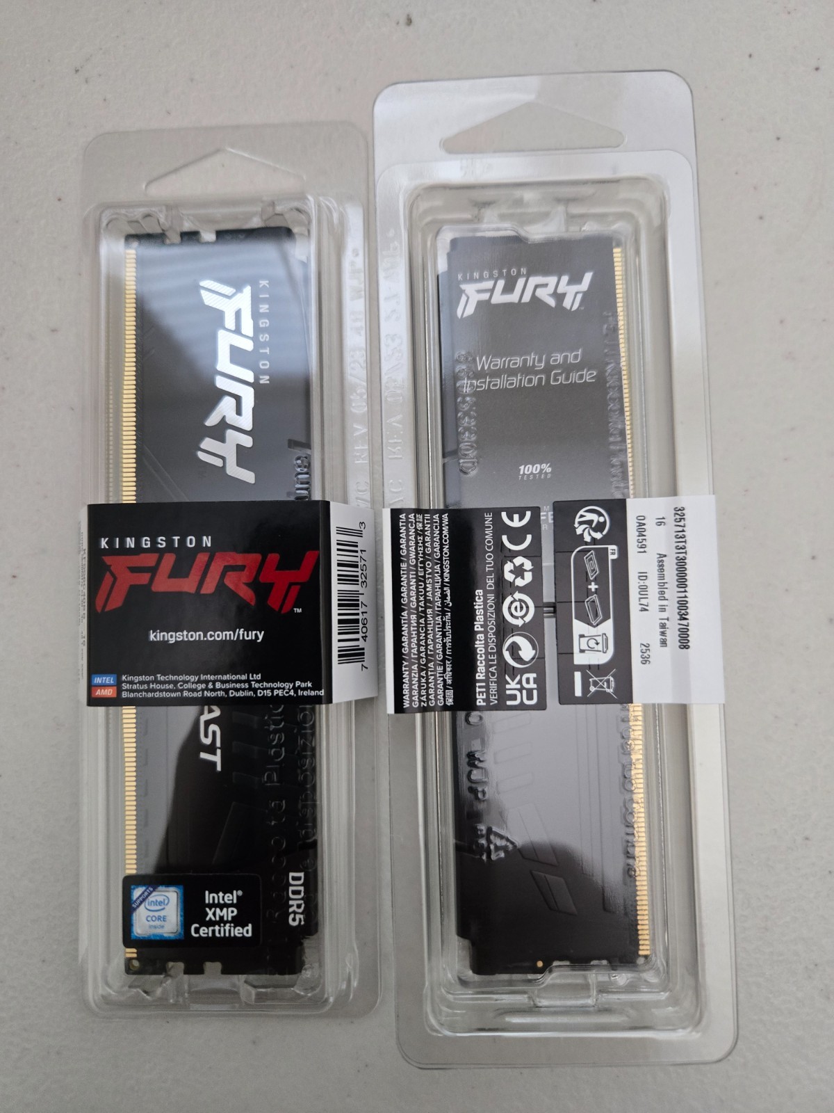 Kingston FURY Beast 16GB DDR5 SDRAM Memory Module (KF556C40BB16). (SEAL BOX.NEW)