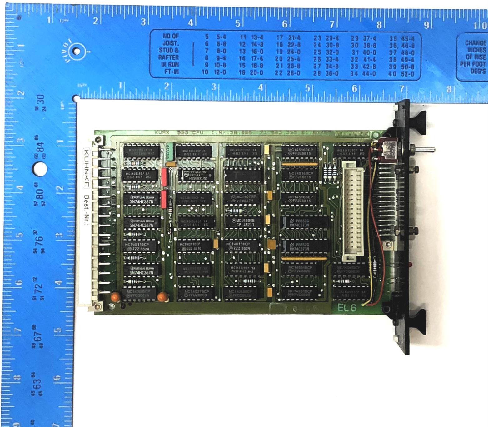 Kuhnke CPU Board (Untested) 653.325.01 USED