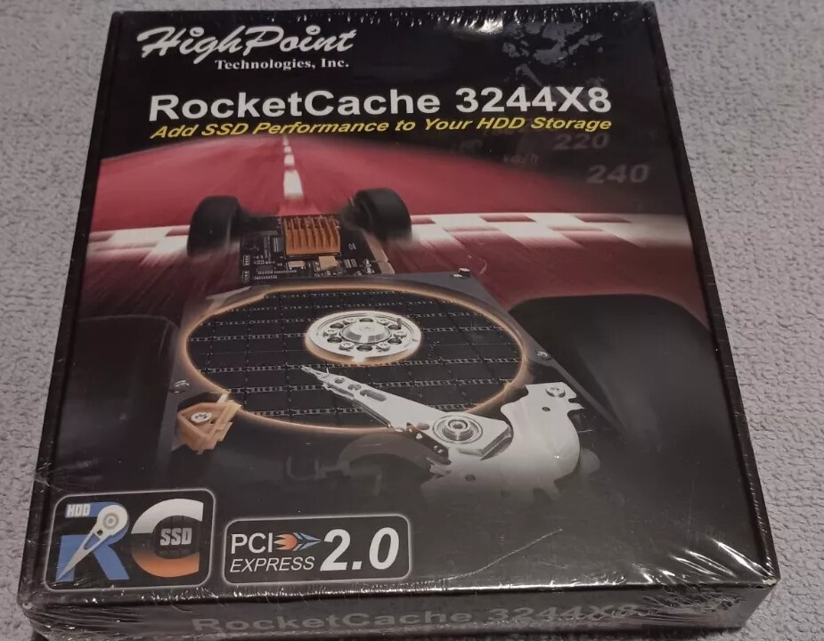 HighPoint RocketCache 3244X8 PCIe 2.0 x8 SATA SAS SSD-RAIDController Card