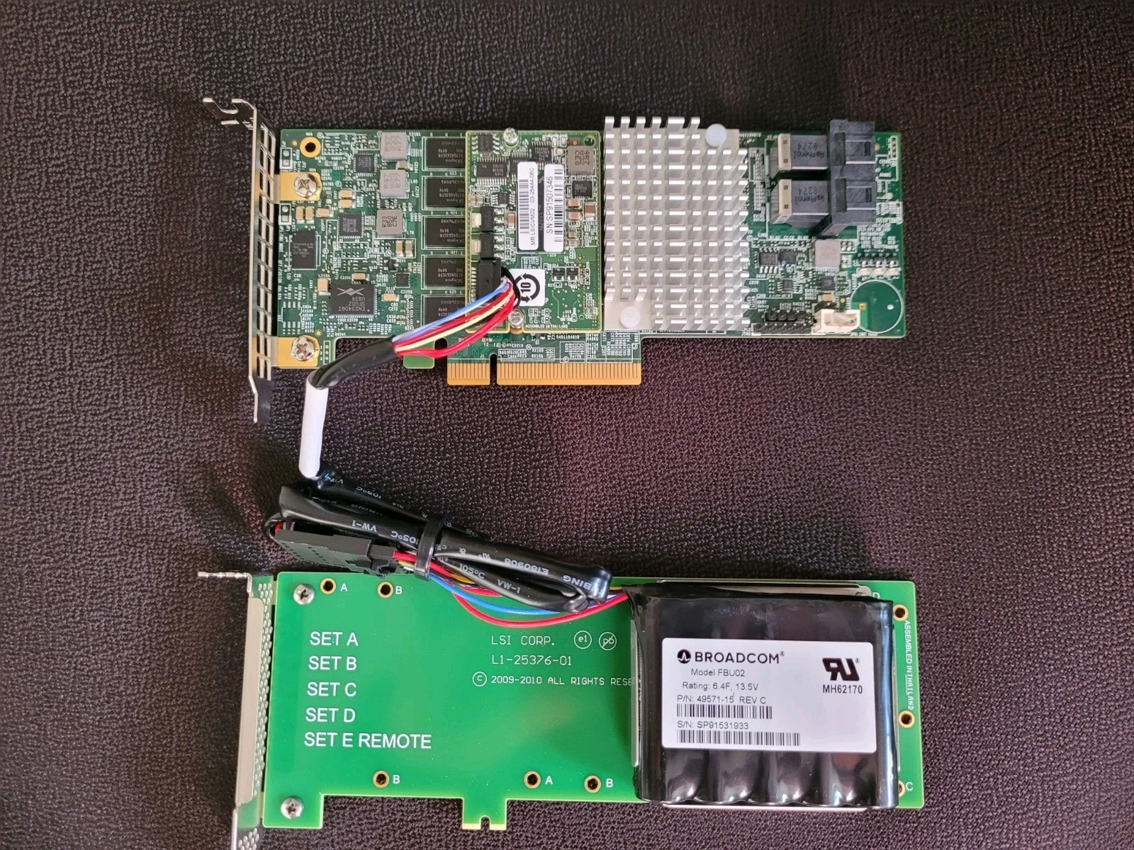 SUPERMICRO AOC-S3108L-H8IR 8-Port 12Gbps SAS PCIe 3.0 x8 RAID 2GB w/ Battery BBU