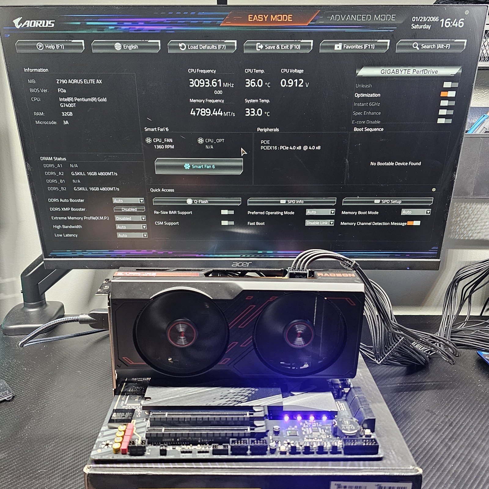 Gigabyte Z790 AORUS Elite AX LGA1700 DDR5 WiFi ATX Motherboard #182