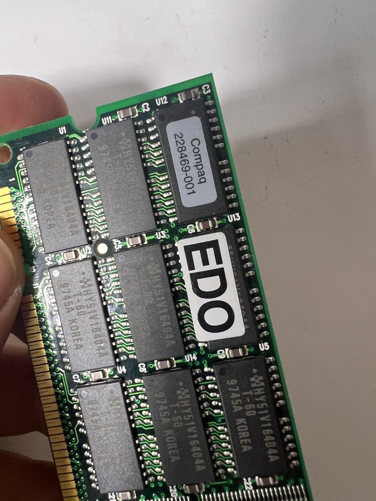 EDO COMPAQ 228469-001 64MB Memory EDO ECC # SUN 370-3797-01 64 MB RAM 50NS NICE!