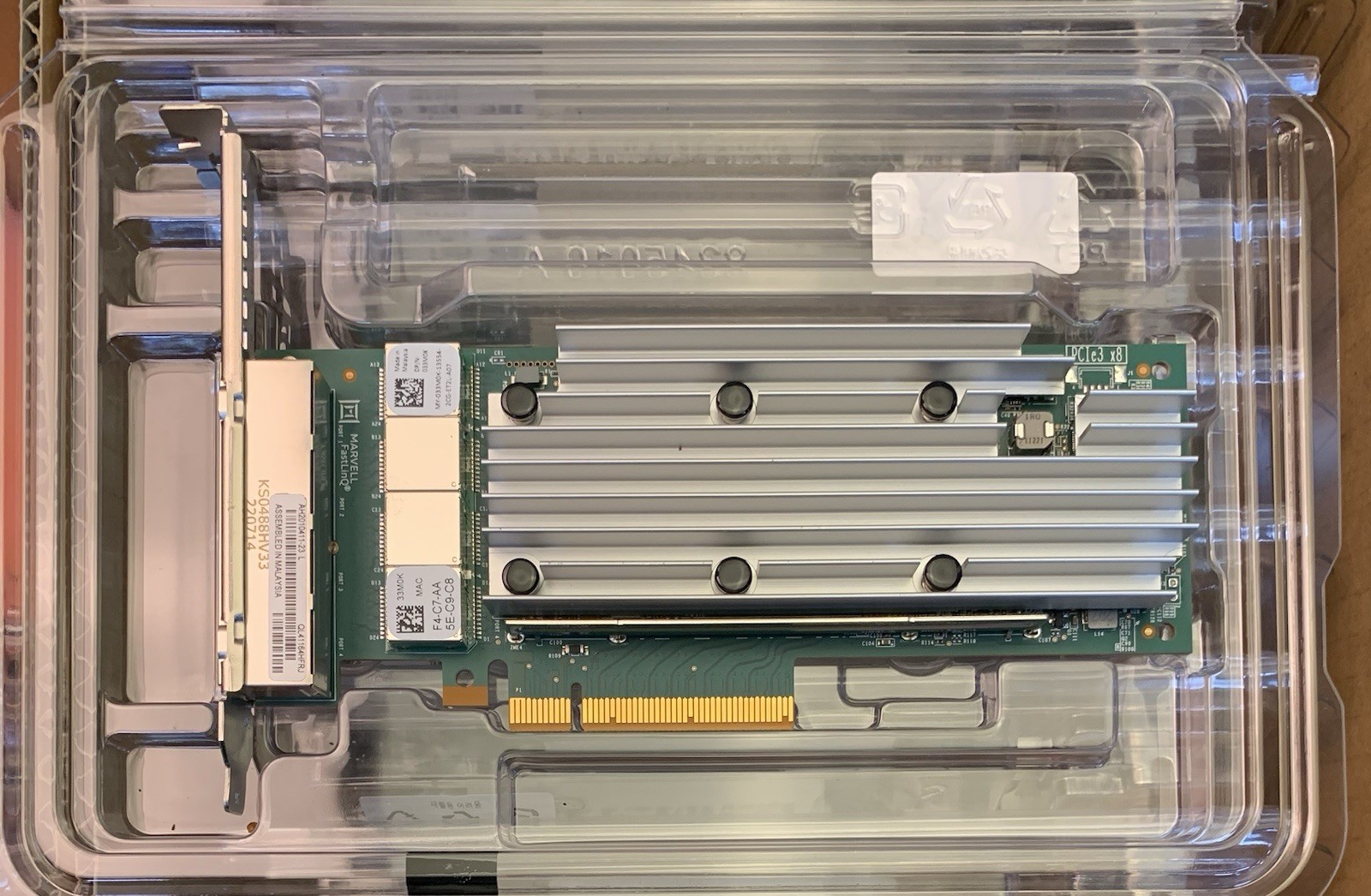 Lot Of 14) Dell QLogic QL41164HFRJ Quad Port 10GbE RJ-45 10GBase-T NIC Cards
