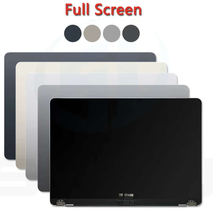 Apple MacBook Air 13″ M3 A3113 2024 LCD Screen Display Assembly Midnight Open Bo