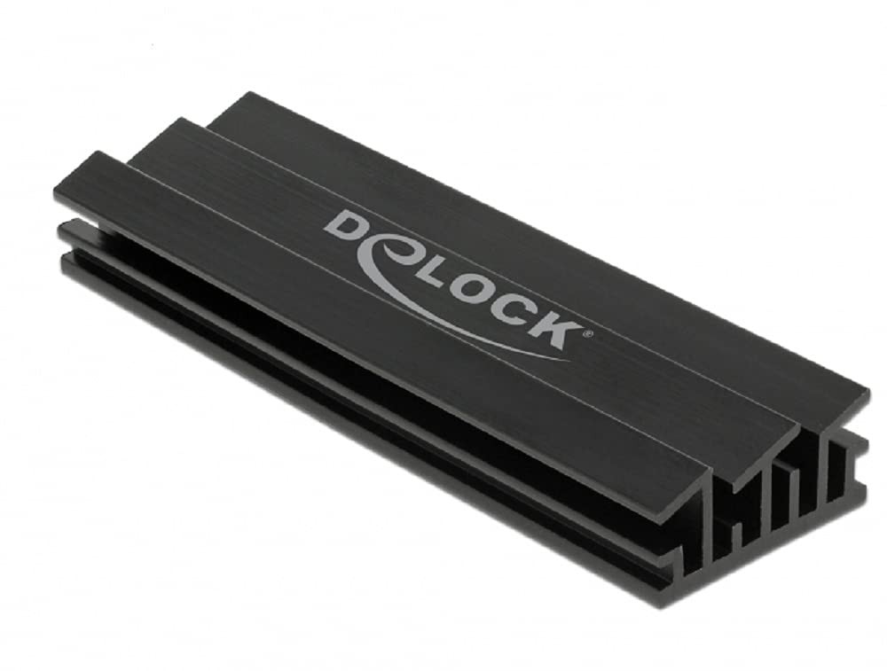 Delock Kühlkörper 70 mm für M.2 Modul schwarz 70 x 22 x 5,2 mm