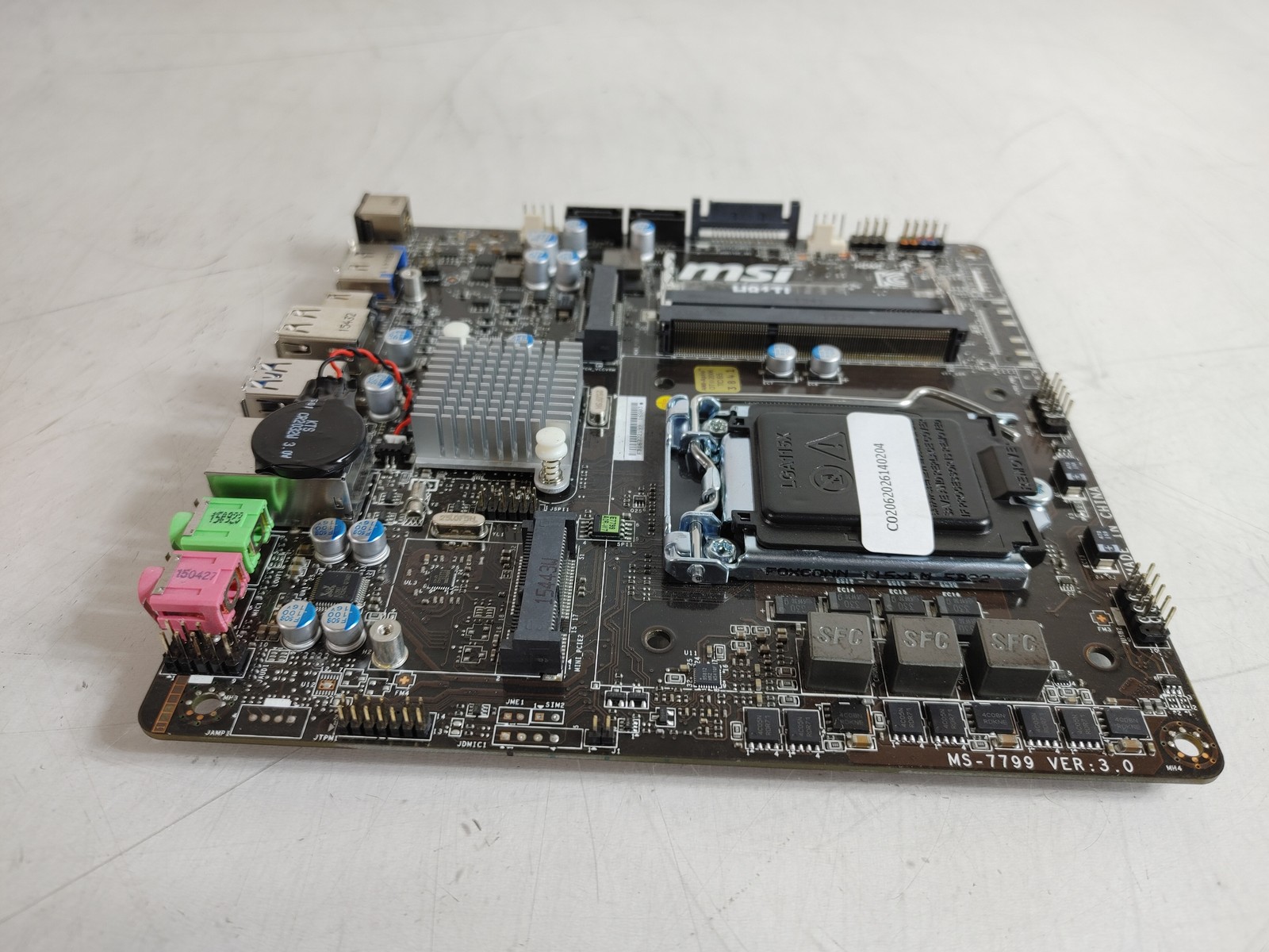 MSI H81TI Intel LGA 1150 DDR3 Desktop Motherboard