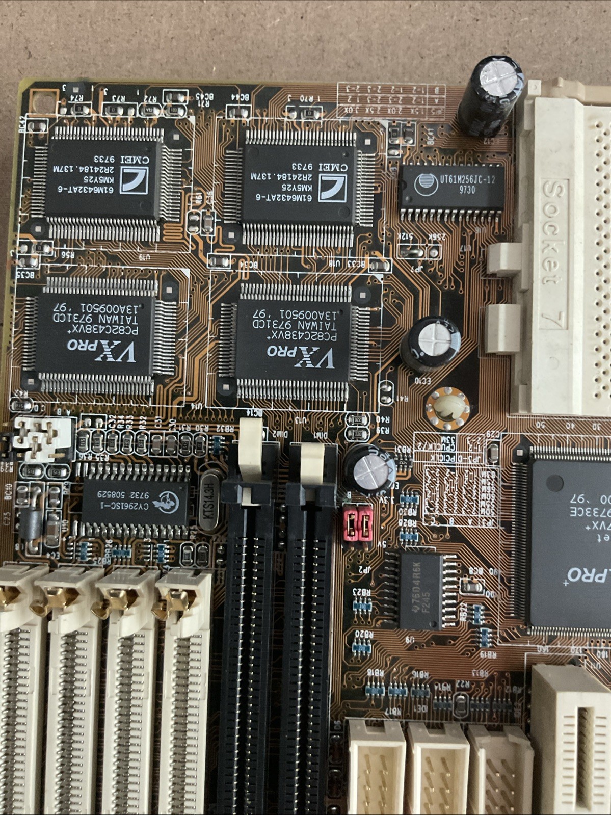 Vintage Socket 7 Motherboard Unknown Model/brand