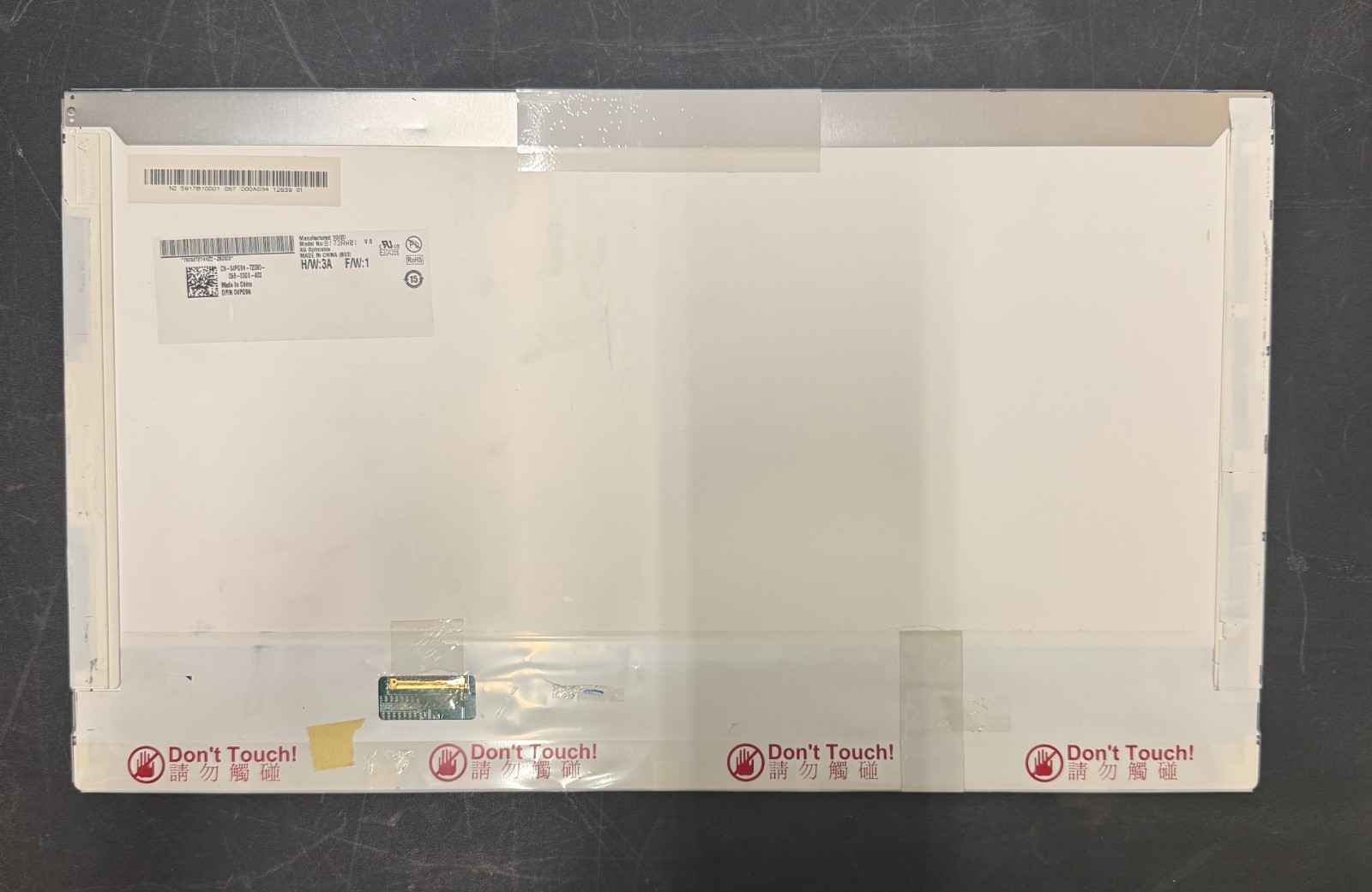 AU Optronics B173RW01 V.0 04PG9N 17.3″ LCD Screen 1600×900 40-Pin Glossy