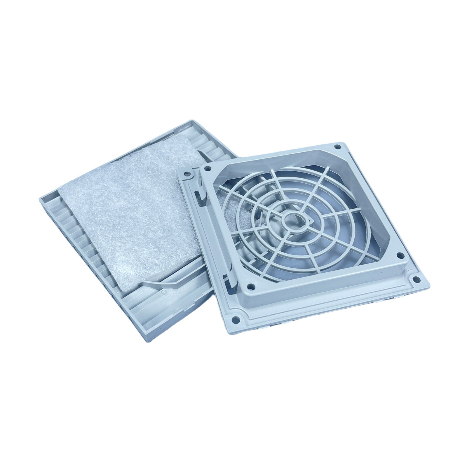 802 Ventilation Filter Kits 116x116x52mm, EC 115V/230V or DC 12V/24V Cooling Fan