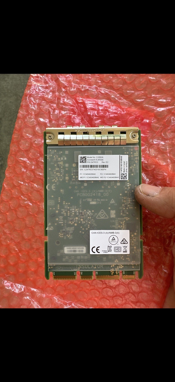 Dell 04TRD3 NVIDIA Mellanox ConnectX-5 CX562A OCP 3.0 Dual Port 25GbE SFP28 NIC