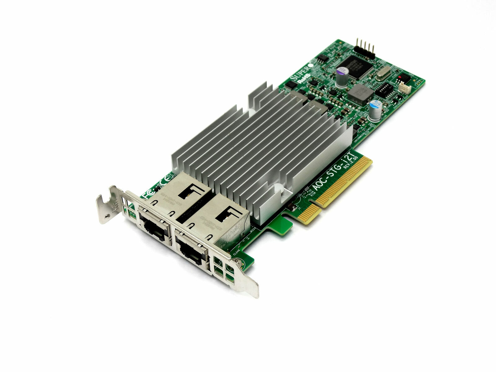 Supermicro AOC-STG-i2T 10G PCI-E Dual RJ45 Ports Ethernet Network Adapter