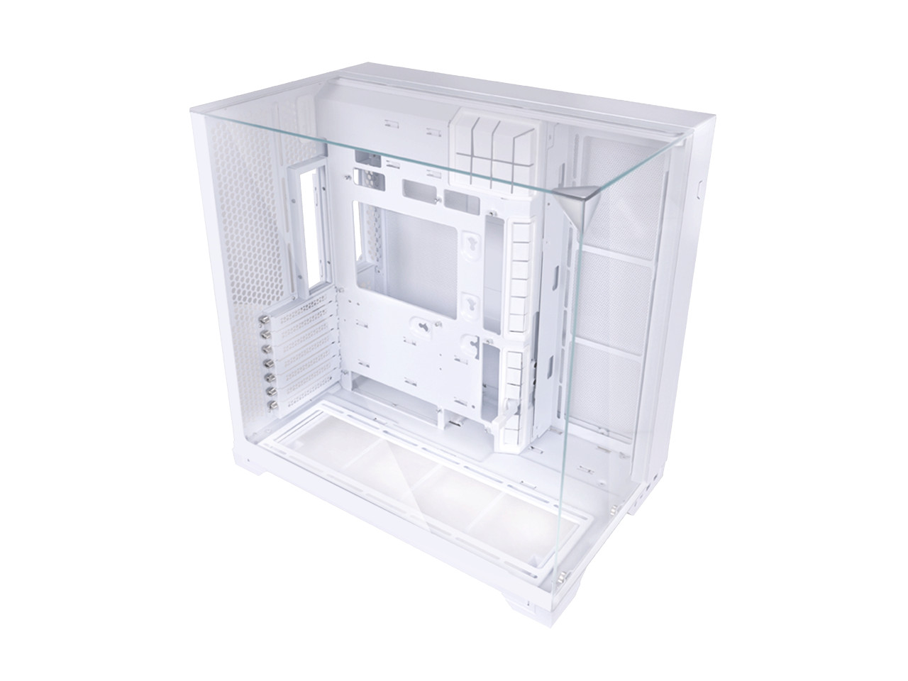 LIAN LI O11 vision compact white color Aluminum / Steel / Tempered Glass ATX Mid
