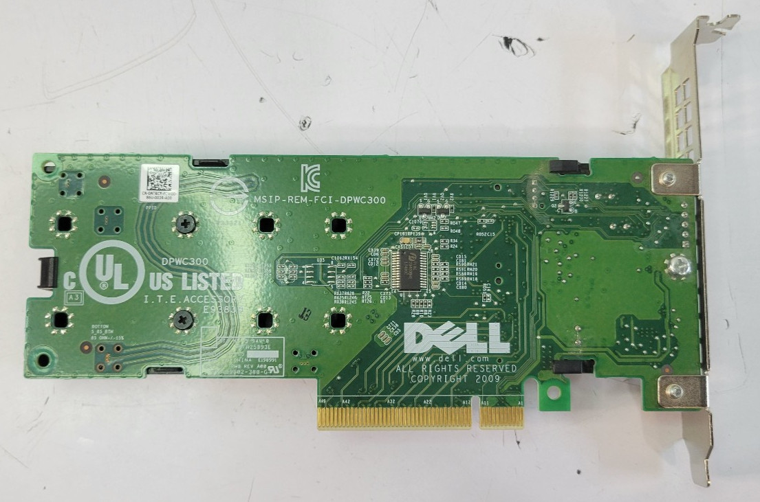 Dell Dual M.2 PCIe NVMe SSD to PCIe x8 Adapter 0NTRCY 023PX6 DPWC300
