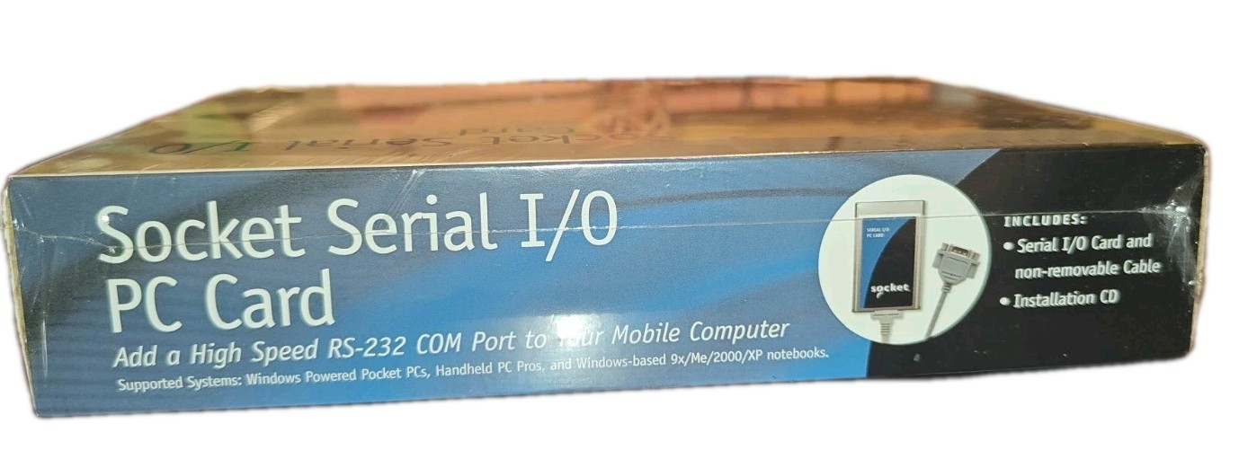 Socket SL0707-078 Rugged Serial I/O PC Card SIO Hi-Speed PCMCIA 2.0