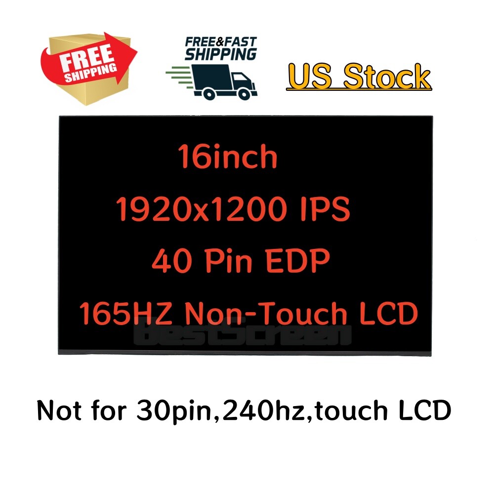 16.0″ WUXGA eDP 165HZ Panel for ASUS FA617 LCD LED Panel NE160WUM-NX2 Screen new