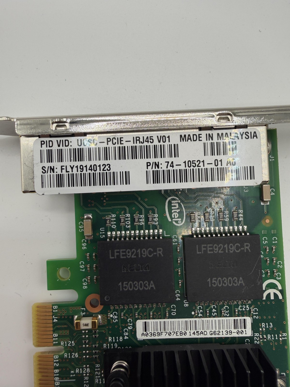 Cisco UCSC-PCIE-IRJ45 PCIe Remote Management Adapter RJ45 Server 74-10521-01