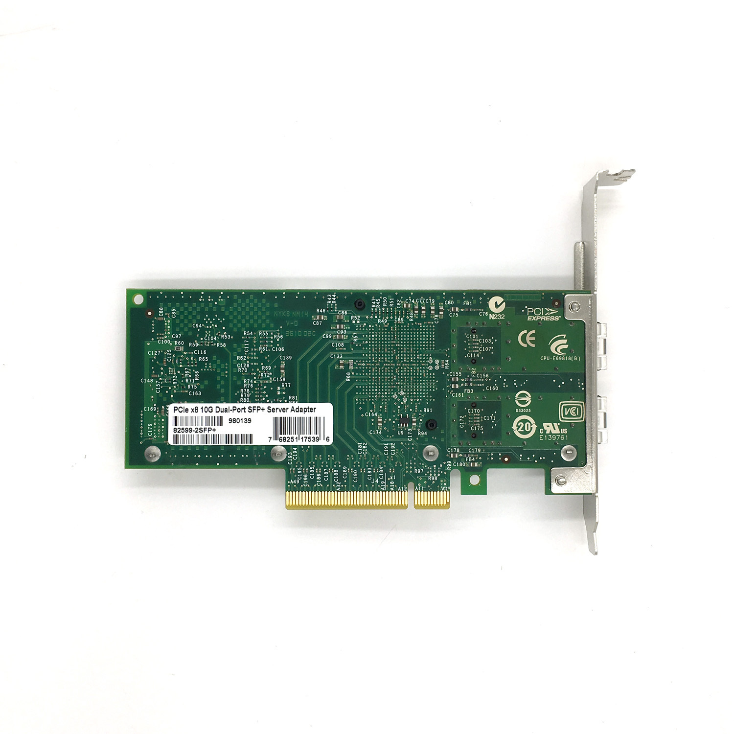 X520-DA2 Intel 10 Gigabit 10GBe SFP Dual Port Ethernet Server Network Adapter