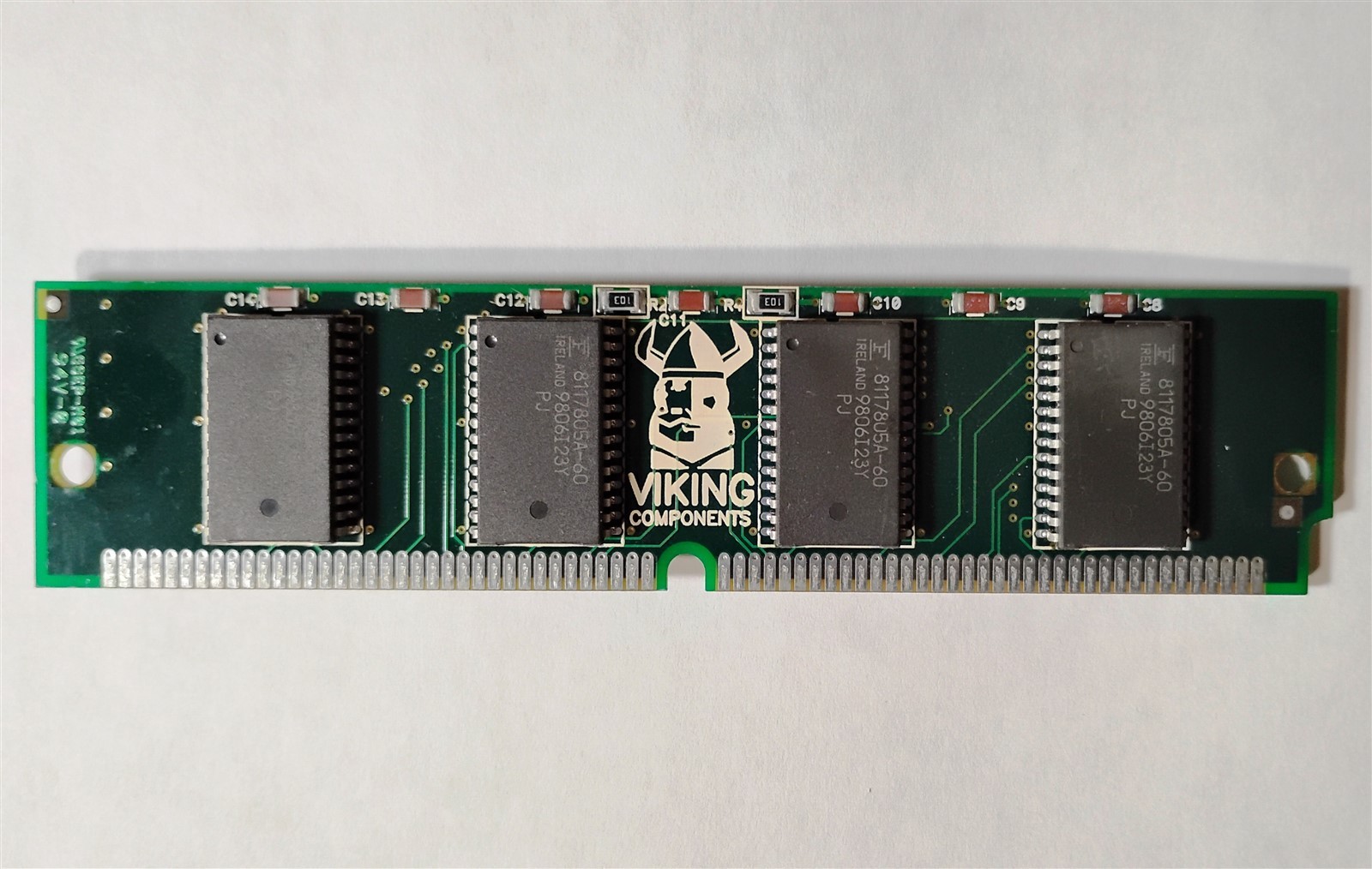 16MB 72-pin Simm 60ns EDO VIKING GW4326E DUAL RANK DRAM RAM STICK 4Mx32 5V 72Pin