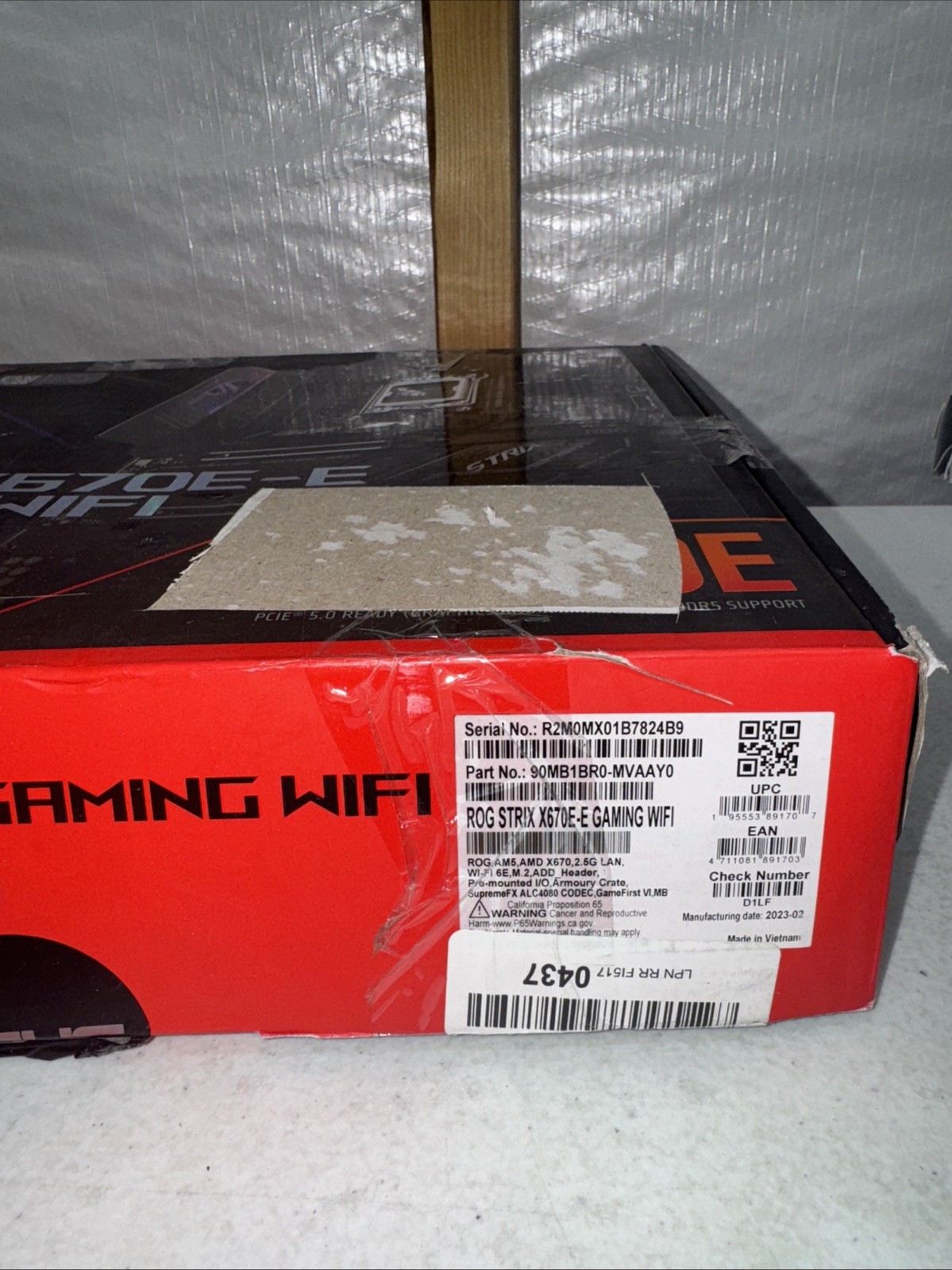 ASUS ROG STRIX X670E-E GAMING WIFI