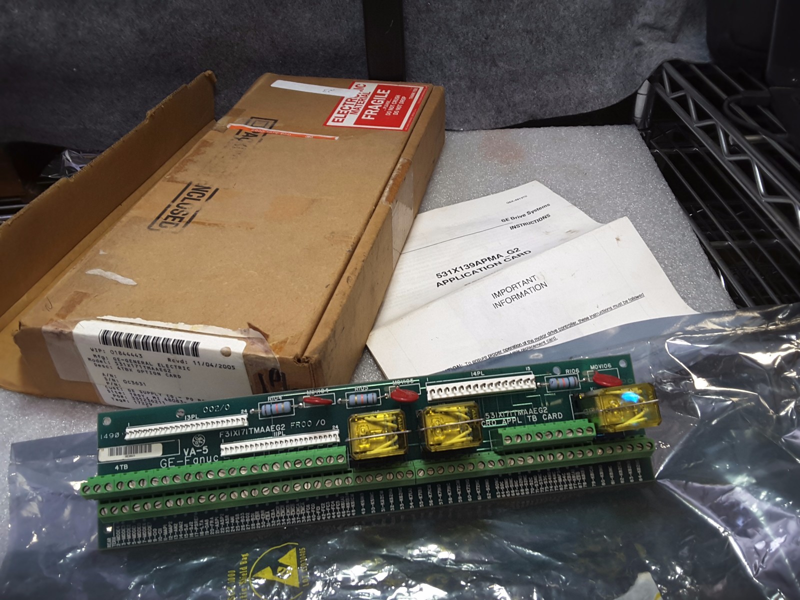 GE FANUC NEW 531X171TMAAEG2 4TBX OPTION CARD MIC APP BOARD NEW BOX RARE $399