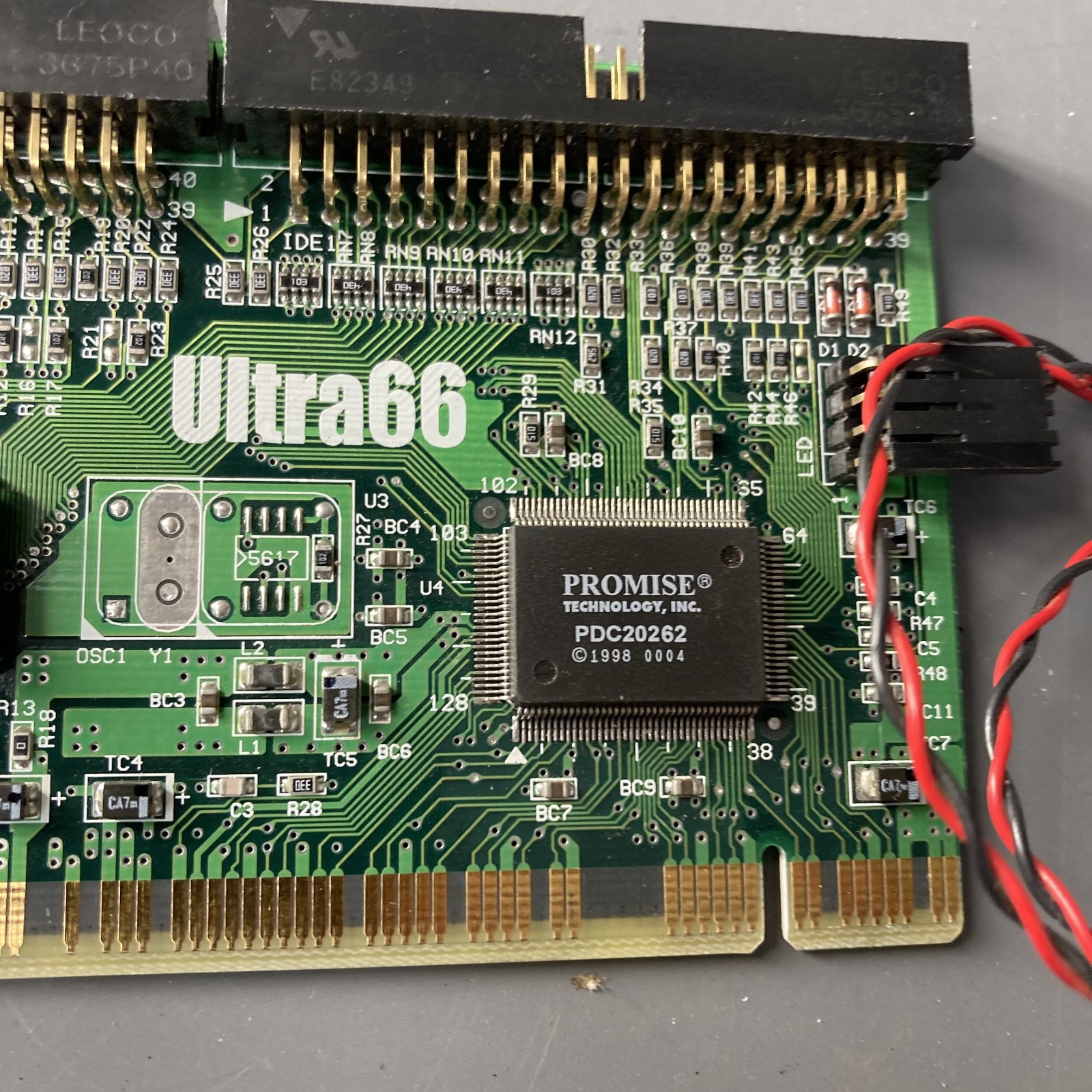 Promise Tech Ultra66 0003544T 32-bit PCI IDE RAID Controller Card Adapter