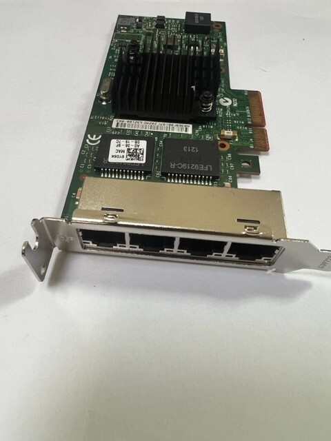 Dell 4-Port 1Gbps PCI-E Server Ethernet Adapter 09YD6K low profile